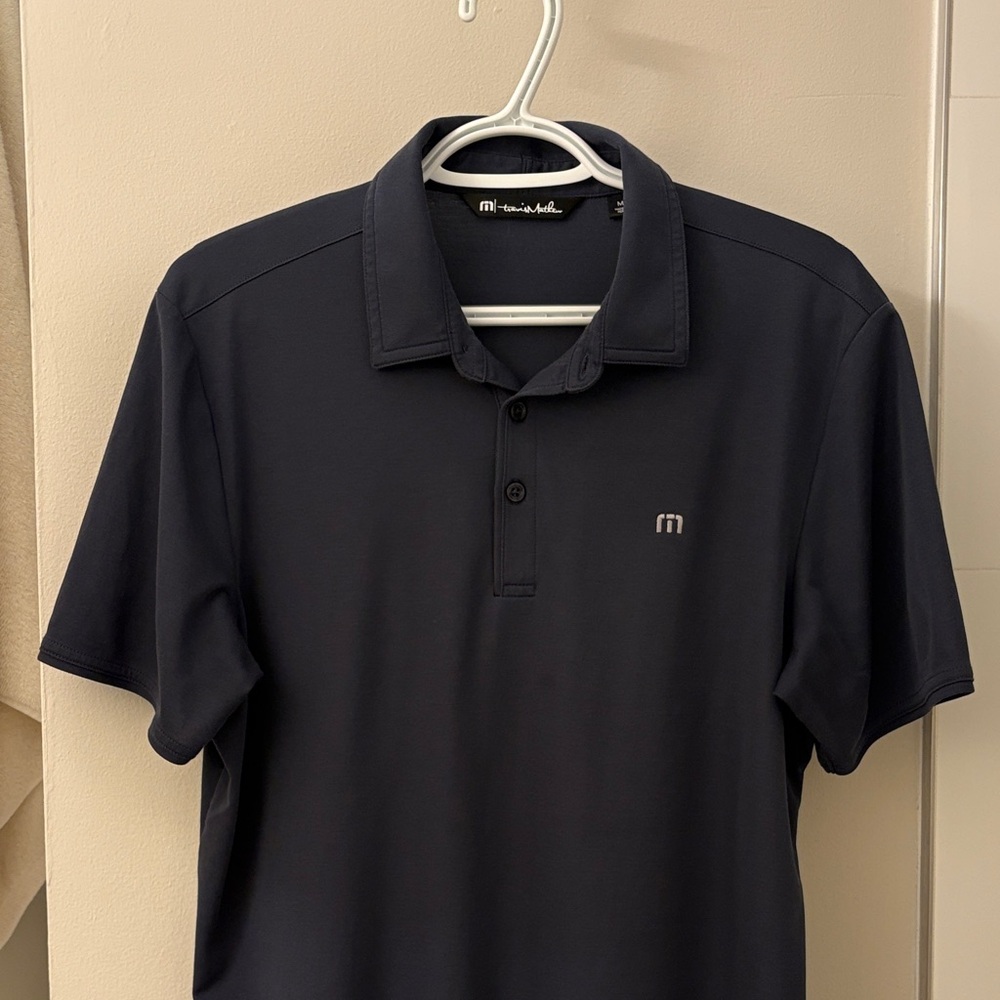 Travis Mathew Dark Blue Polo Shirt